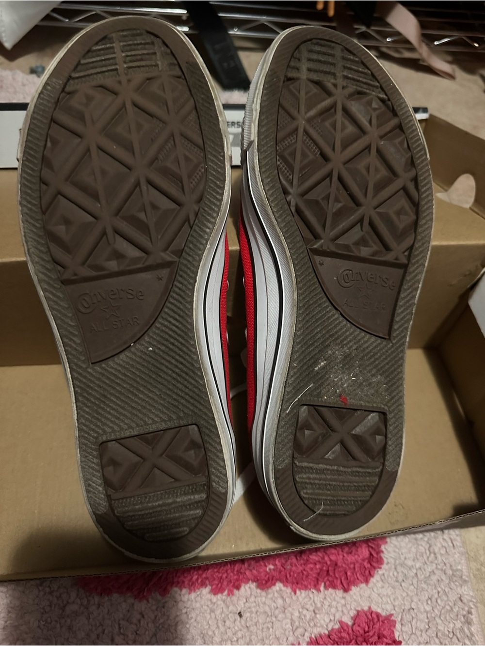 Converse red W:8 M:6 - Picture 4 of 5